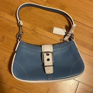 Coach vintage mini shoulder bag blue